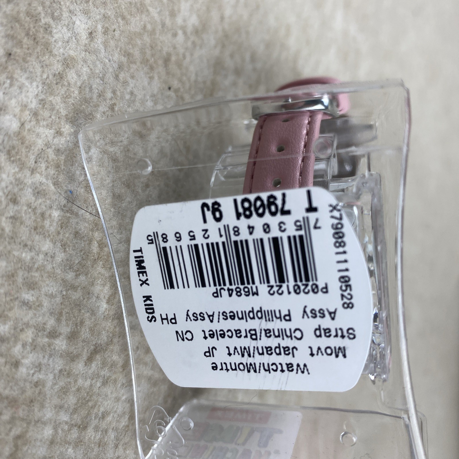 Timex Kid’s Watch “My First Watch” Pink Strap Watch, 30 Meter WR, Analog NEW