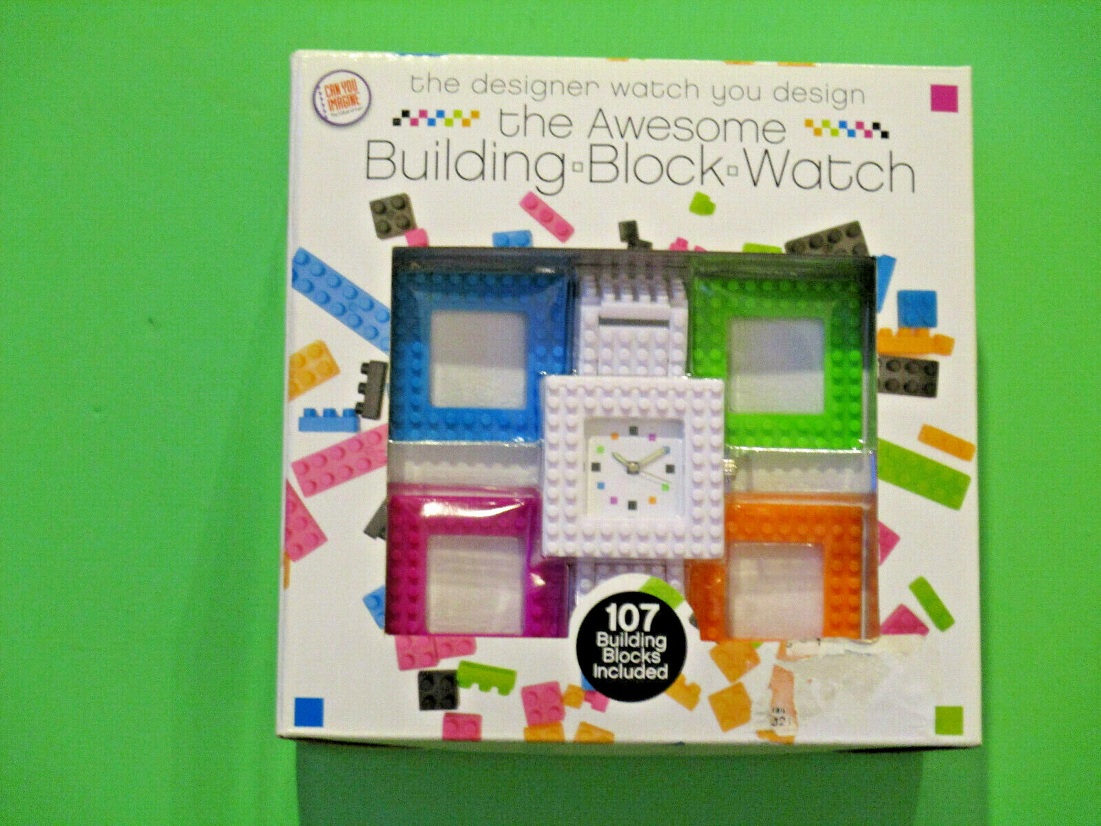 Watch 107 Pcs Awesome Building Block Kids Adults Teens Quartz New