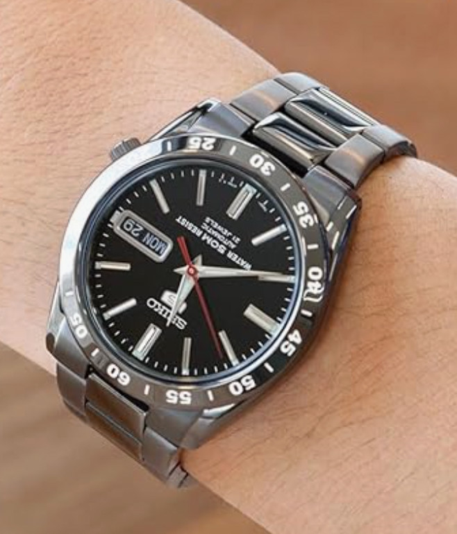Seiko 5 Automatic SNKE03K1(SNKE03KC) Black Dial 21 Jewels Men’s Watch from Japan