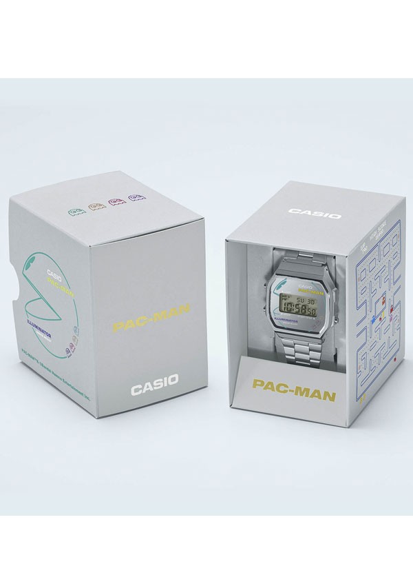 Casio Classic × Pac-man Collaboration Model A168WEPC-7AJR Digital Watch New