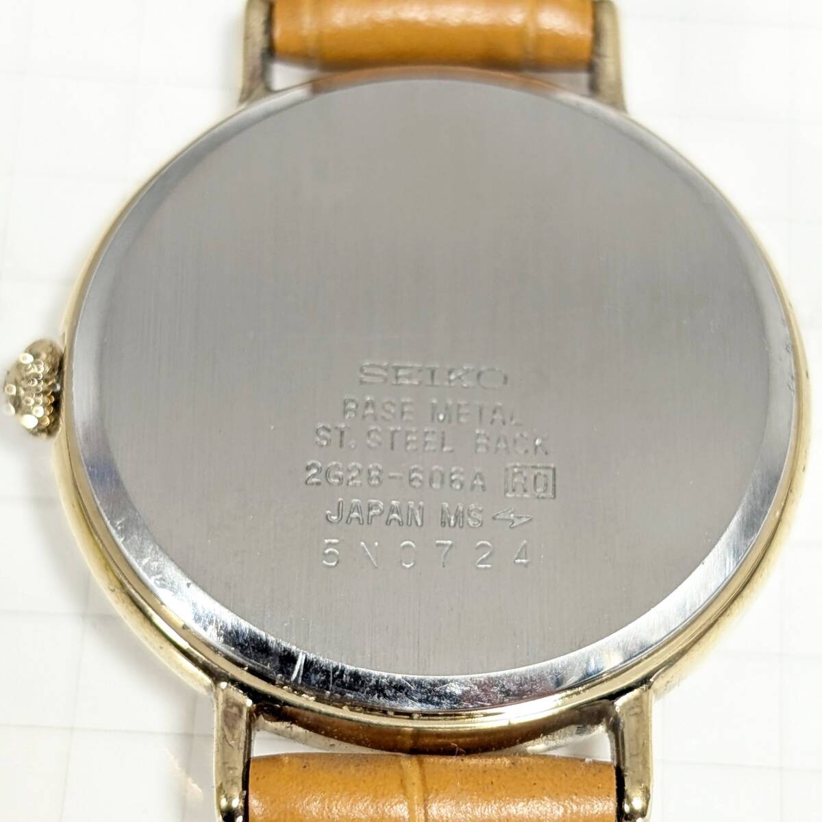 Seiko Small Second Men’s Watch Working Q 86
