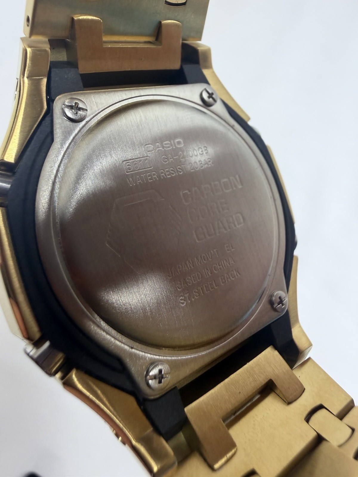 Gold Casioak G-Shock GA-2100GB-1A