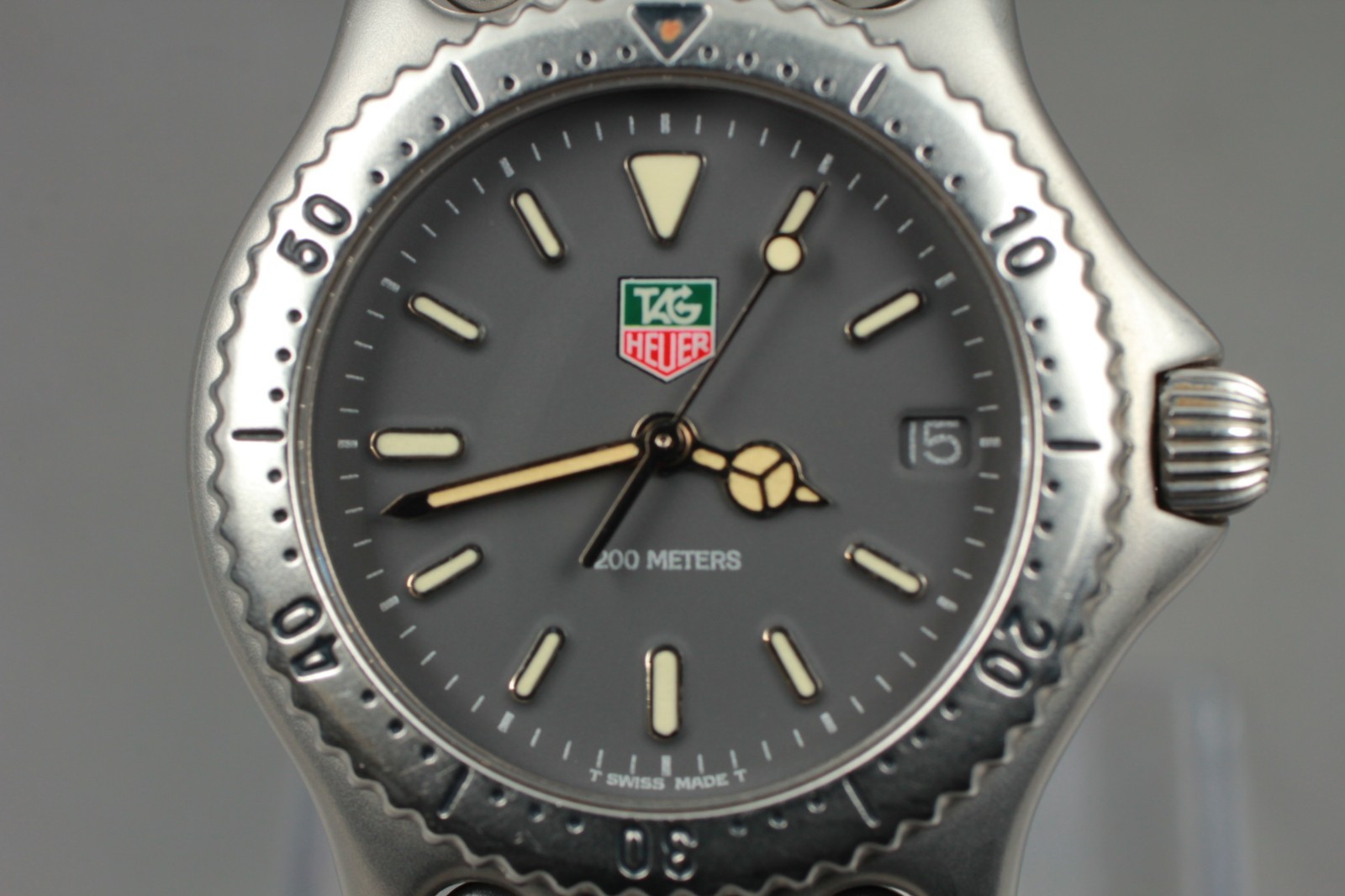 【EXC+++++】 Tag Heuer S99.213M Gray Dial Date 36mm Men’s Quartz Watch from JAPAN