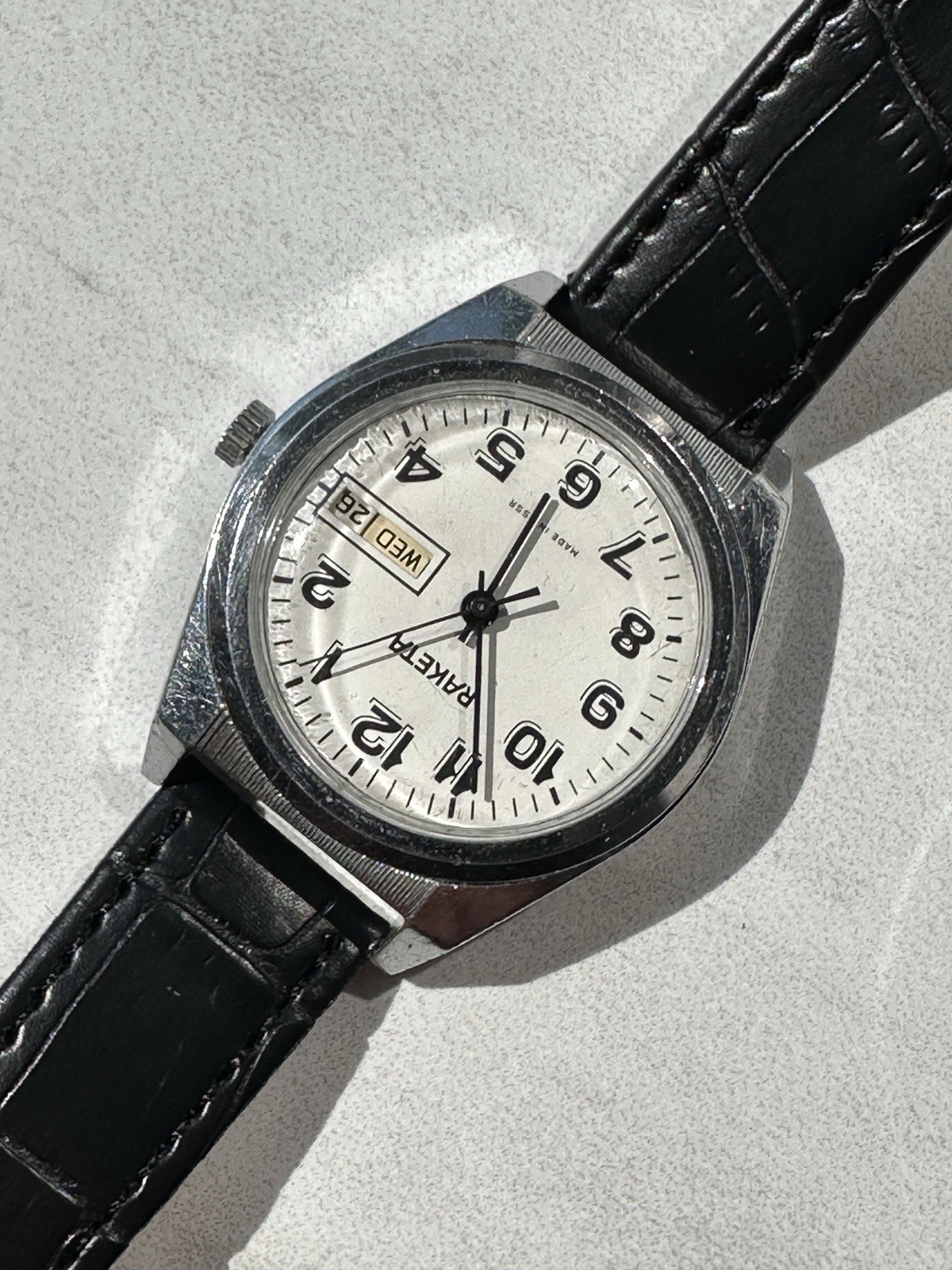 Vintage Soviet men’s mechanical watch RAKETA “Rolex” Cal 2628 H. USSR.