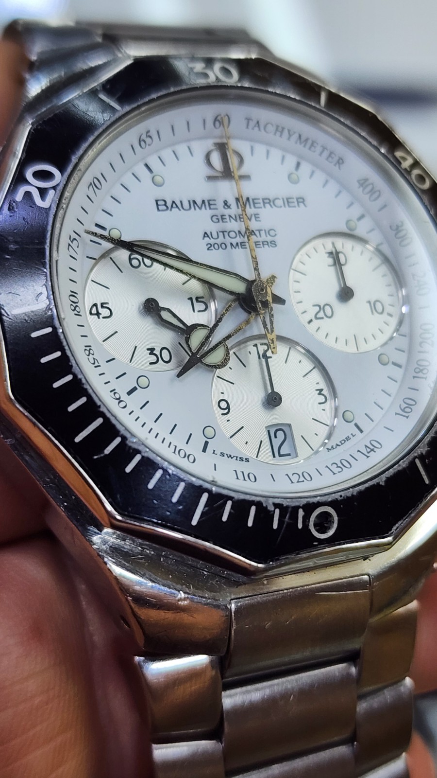 Baume Mercier Riviera Chronograph 43mm Auto Cal 7753 Mens Watch