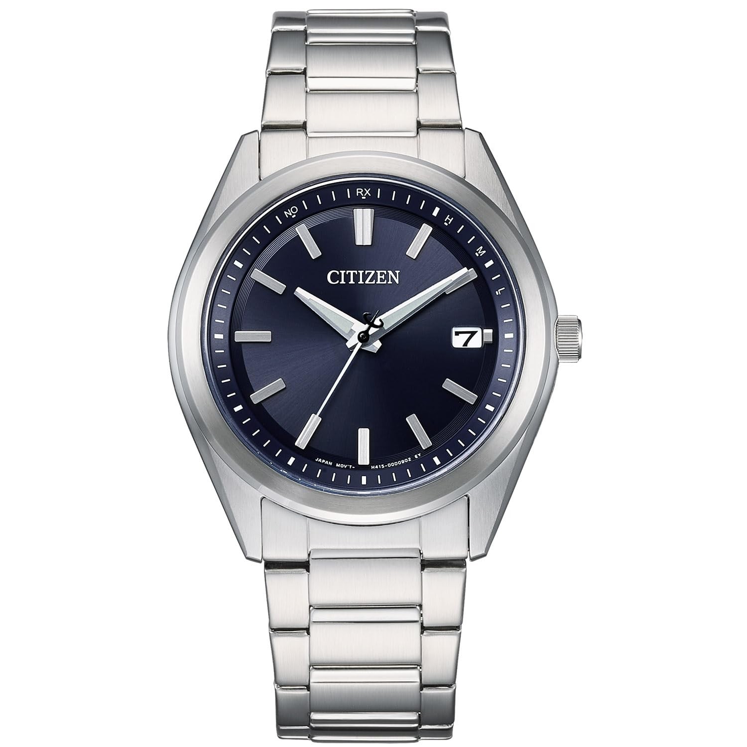 Citizen Collection AS1080-65L Blue Dial Eco-Drive Stainless Solar Watch Men NEW