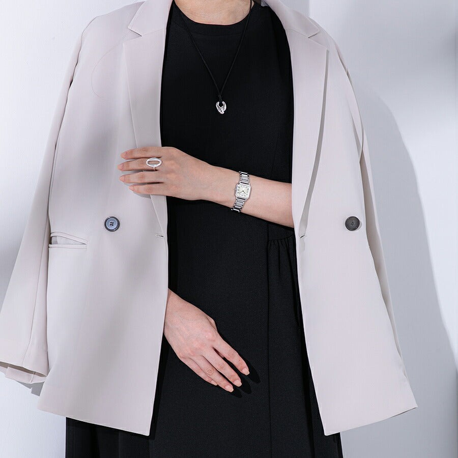 SEIKO Selection SSEH015 nano universe Limited Quartz Women Square Watch Japan