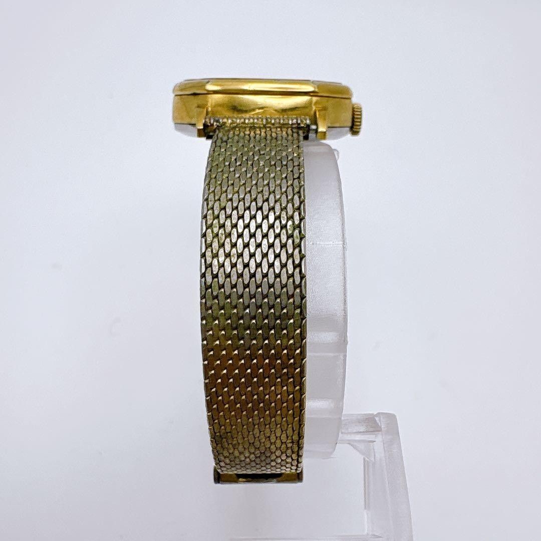 SEIKO Socie 11-8380 Manual Wind Gold Octagon Watch 1970