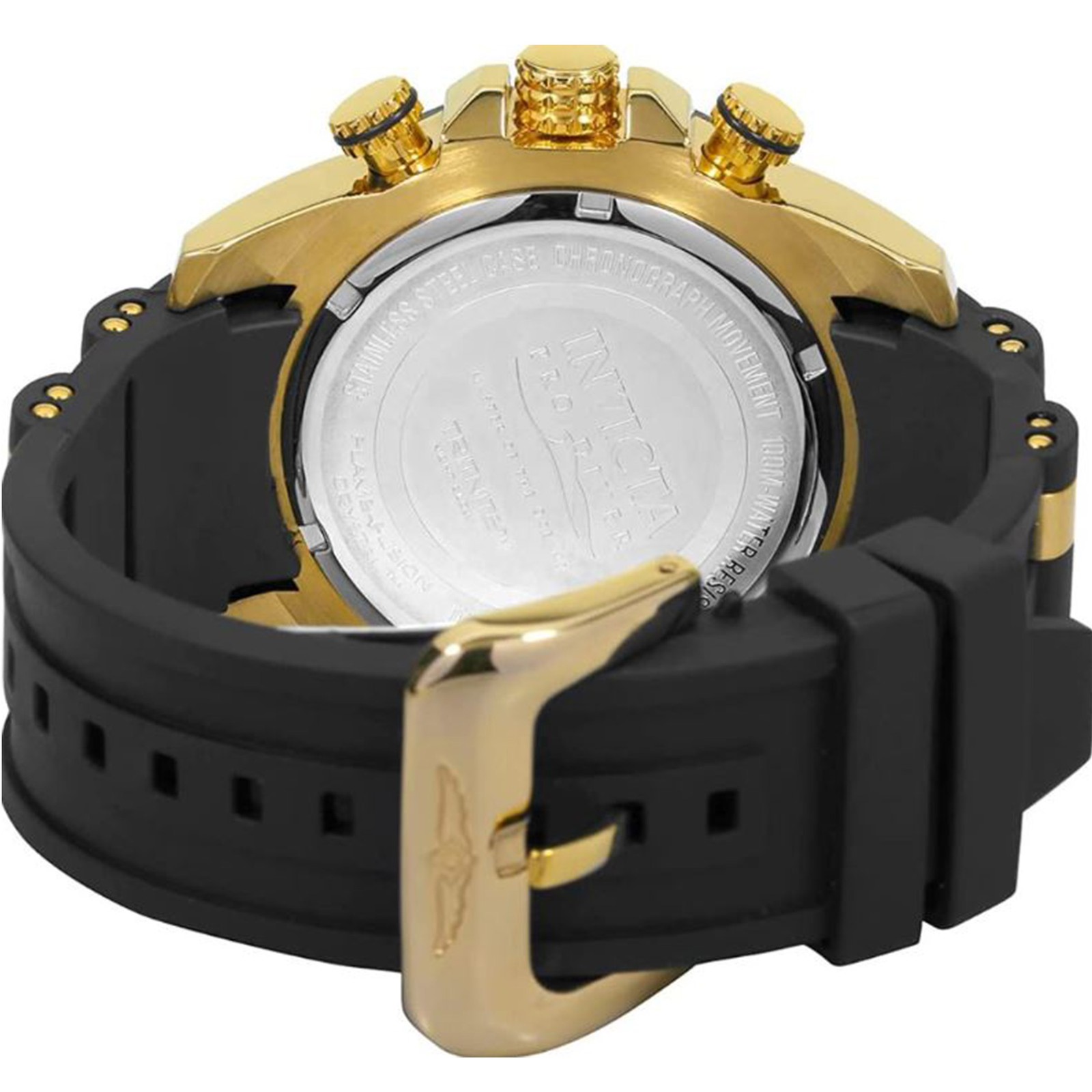 Invicta Men’s 22340 Pro Diver Quartz Chronograph Black Dial Watch