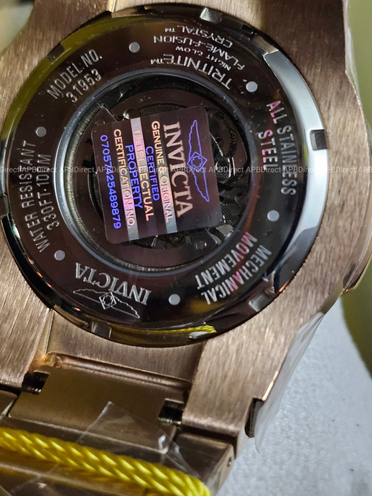 Invicta – BOLT – Automatic – Open ❤️ Heart Dial Rose Gold / Gunmetal mens watch