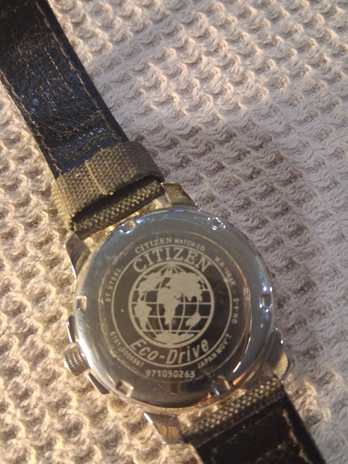 Citizen Military Men’s Eco-Drive Watch – BM8180-03E Face Is Broke