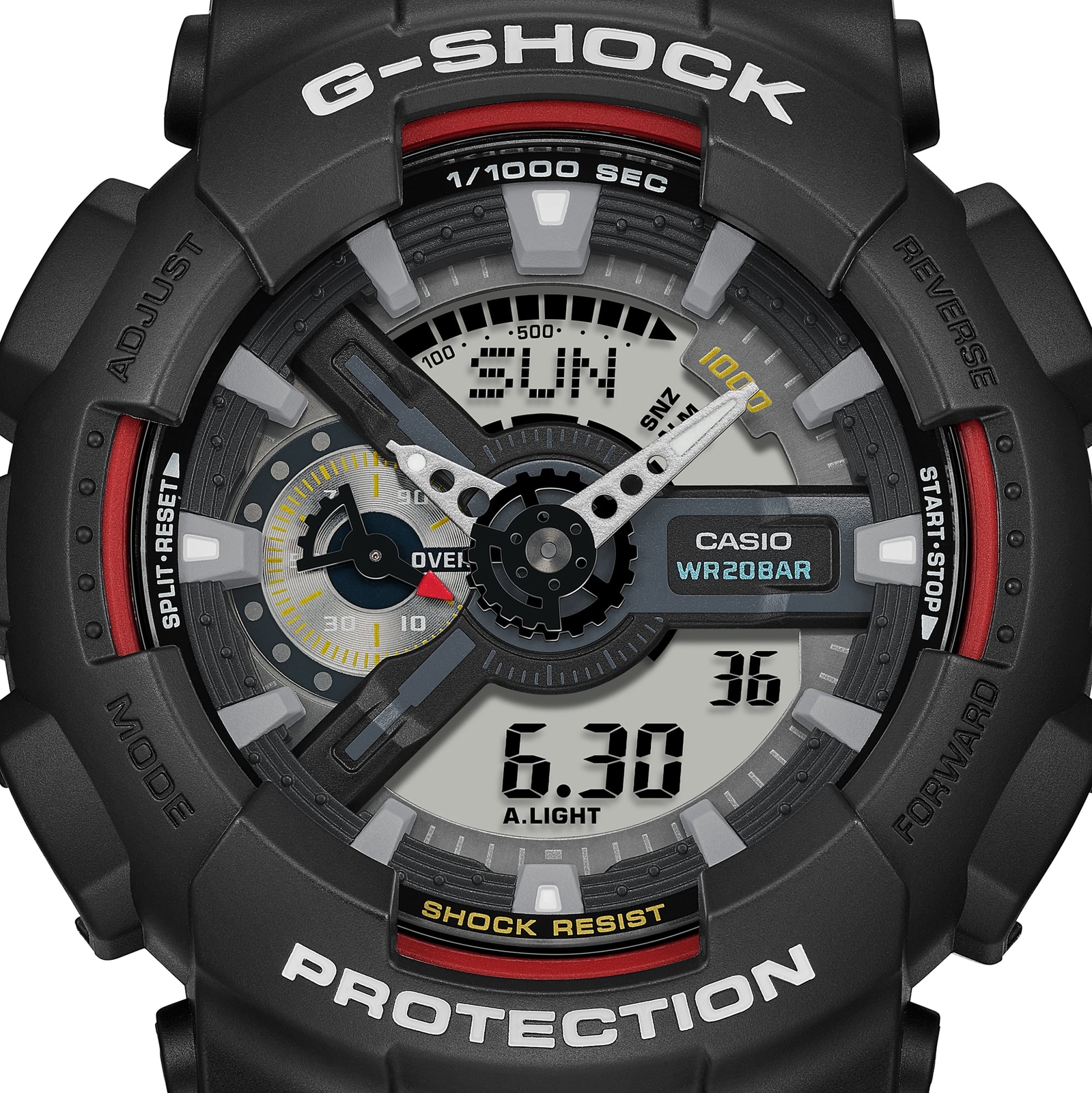 CASIO G-SHOCK GA-110RL-1AJF Iconic Styles Analog Digital Watch Black 51.2mm