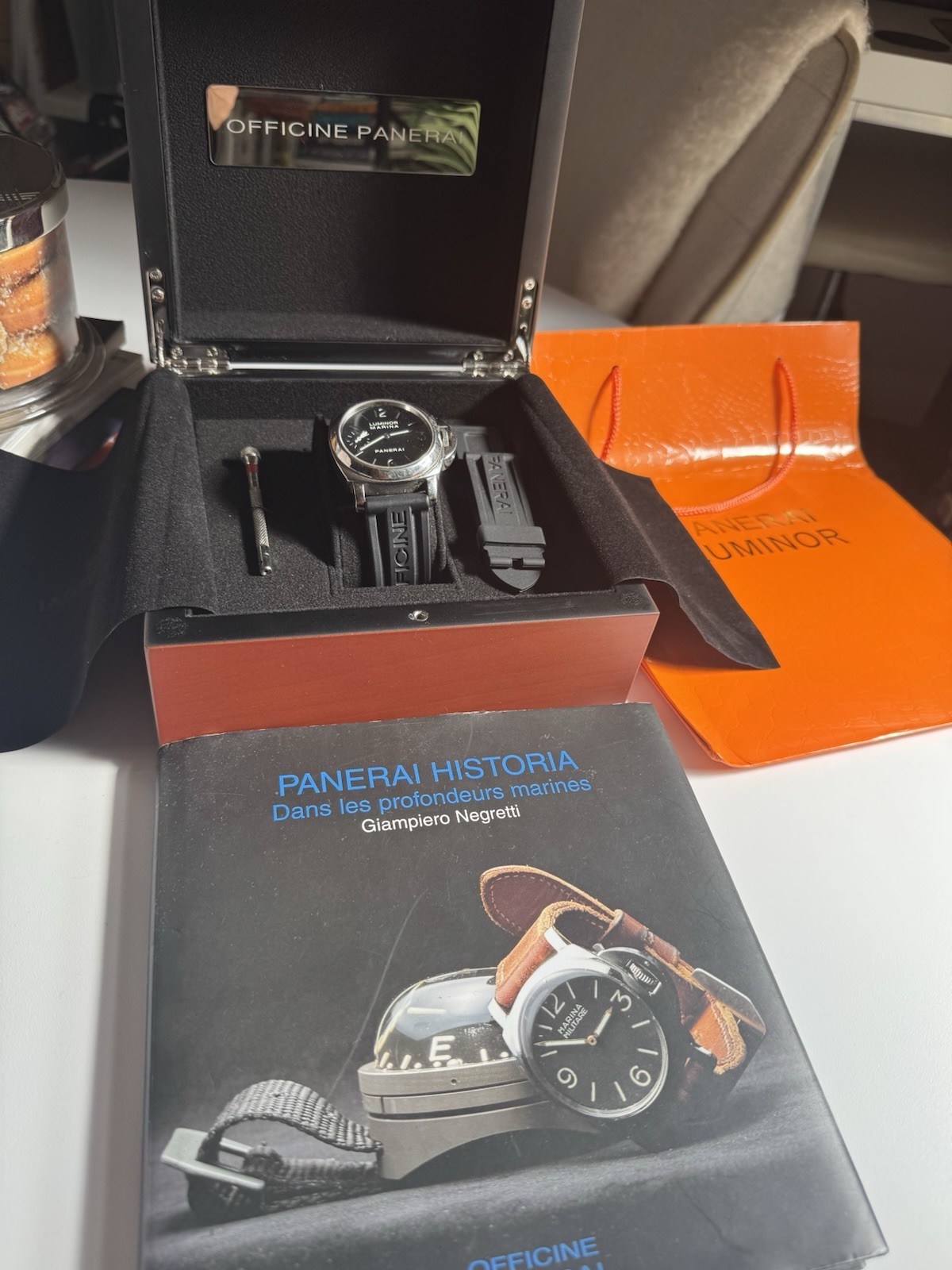 100% Authentic Panerai Luminor Marina PAM00111 – Full Collector’s. See