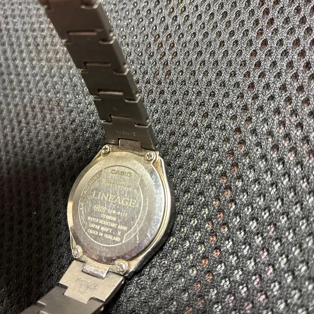 CASIO LINEAGE wave ceptor radio-controlled solar watch (main unit)