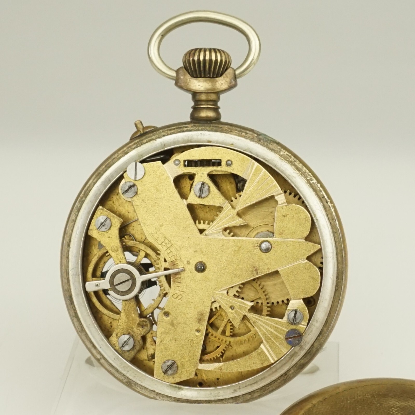 RARE! Skeleton Pocket Watch Men’s masonic no fusee duplex no dudley no repeater