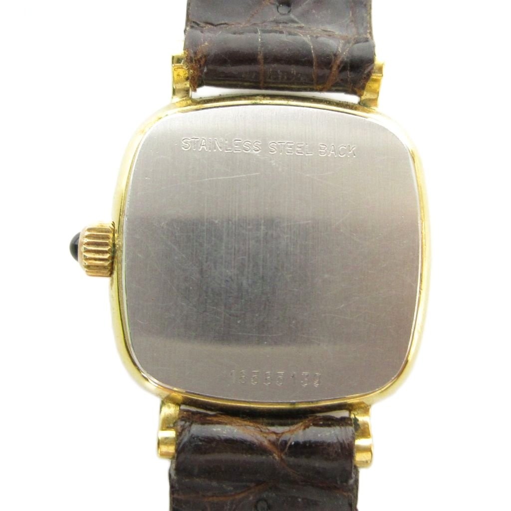 Longines Ladies Quartz Gold Tone Stainless Steel Watch 21mm AB Condition