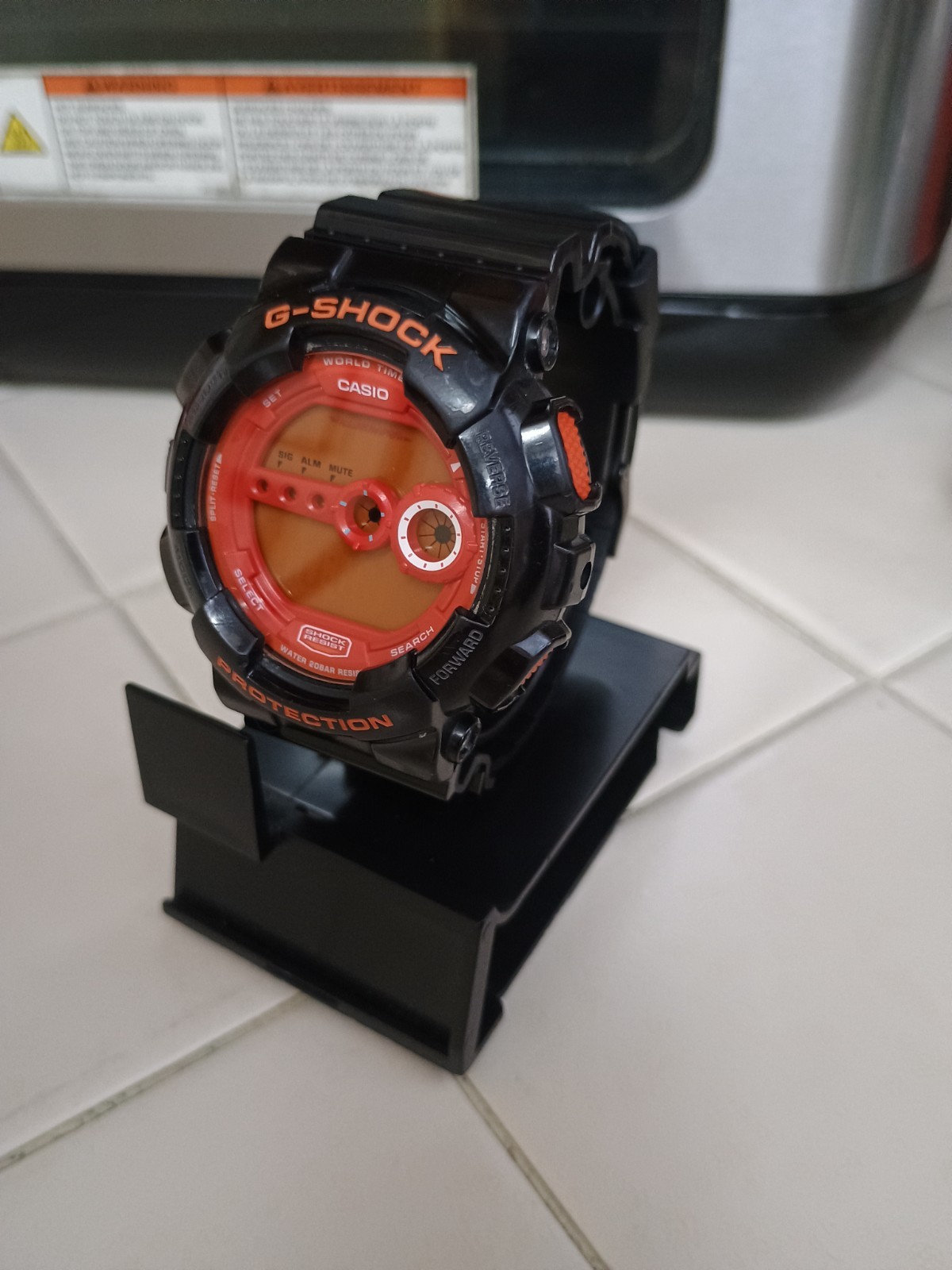 Casio G-Shock GD-100HC 3263 Black Orange Men’s Wristwatch Used