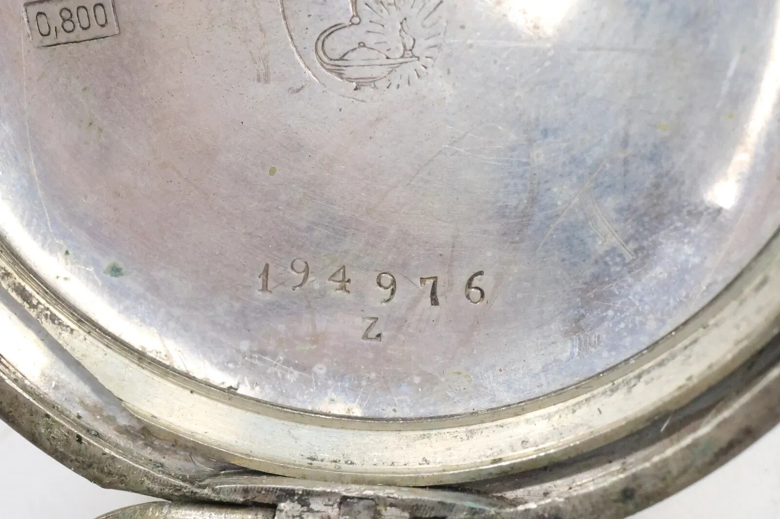 J. GOLDMANN, LWOW (LVIV), POLAND RETAILER C. 1890 DIOGENE SILVER POCKET WATCH