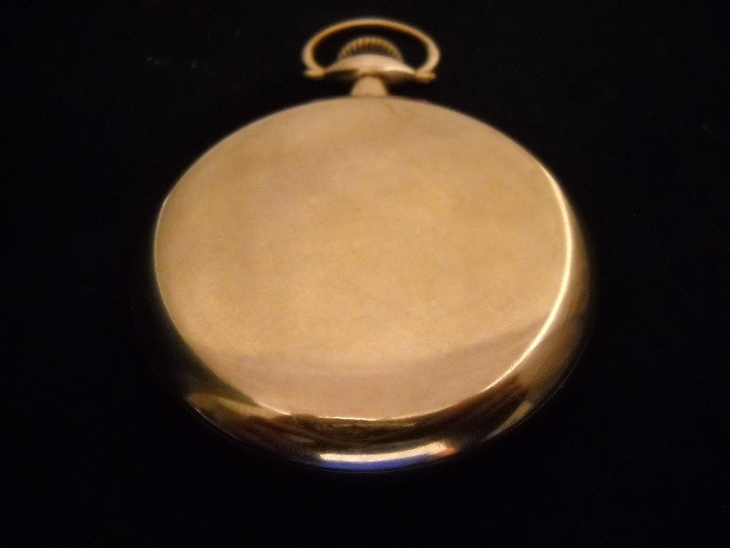 A Lincoln ILLINOIS Pocket RR Watch 21 jewel 1921 RUNS.
