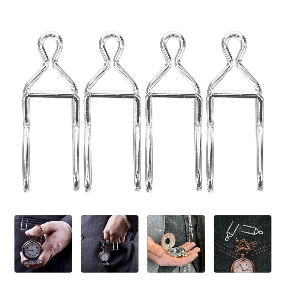 50 Pcs Jewelry Clasps for Bracelets Pocket Watch Chain Diy Accessories Vest