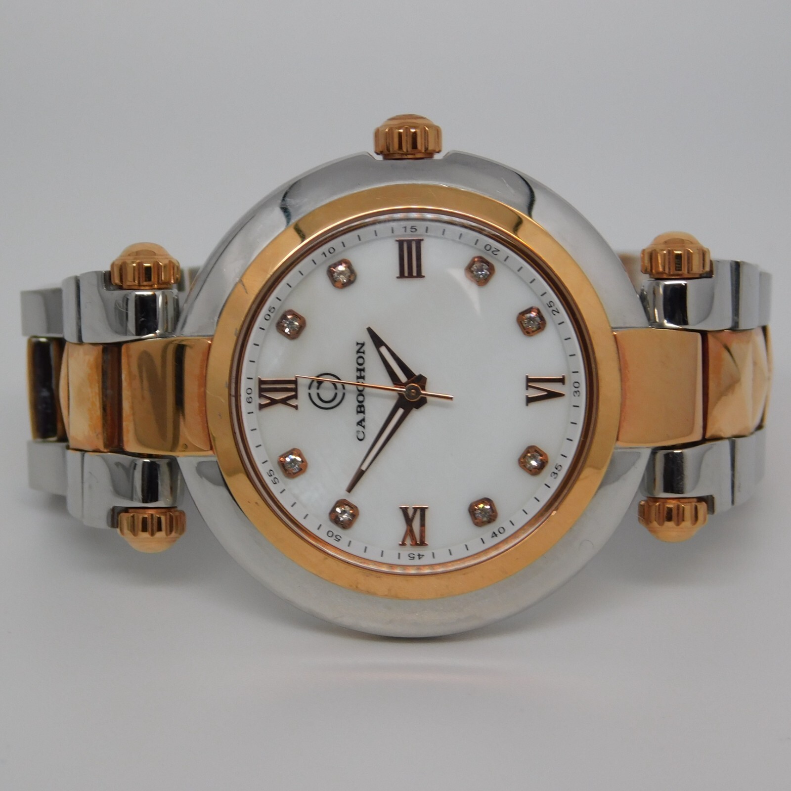 CABOCHON 16088 Mineral Crystal Quartz Analog Women’s Watch Sz.5 1/4″ New Battery