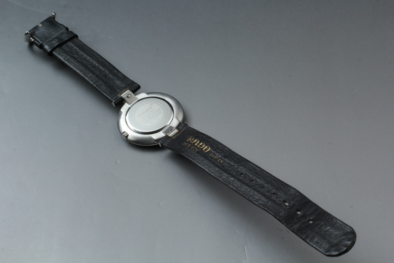 Rado Coupole 129.3574.4 Quartz Silver Dial Date Sapphire Unisex Watch NEAR MINT