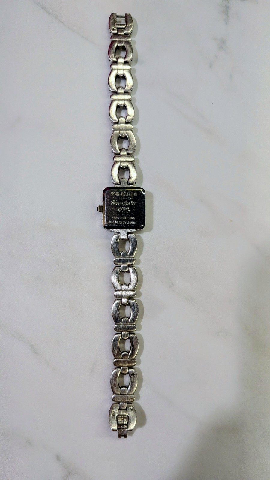 Vintage Sinclair 925 Sterling Silver Ladies Watch – Japan Quartz – New Battery