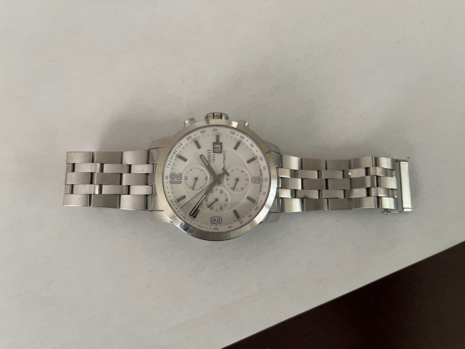 Tissot PRC 200 Automatic Chronograph White – With Box – USED.