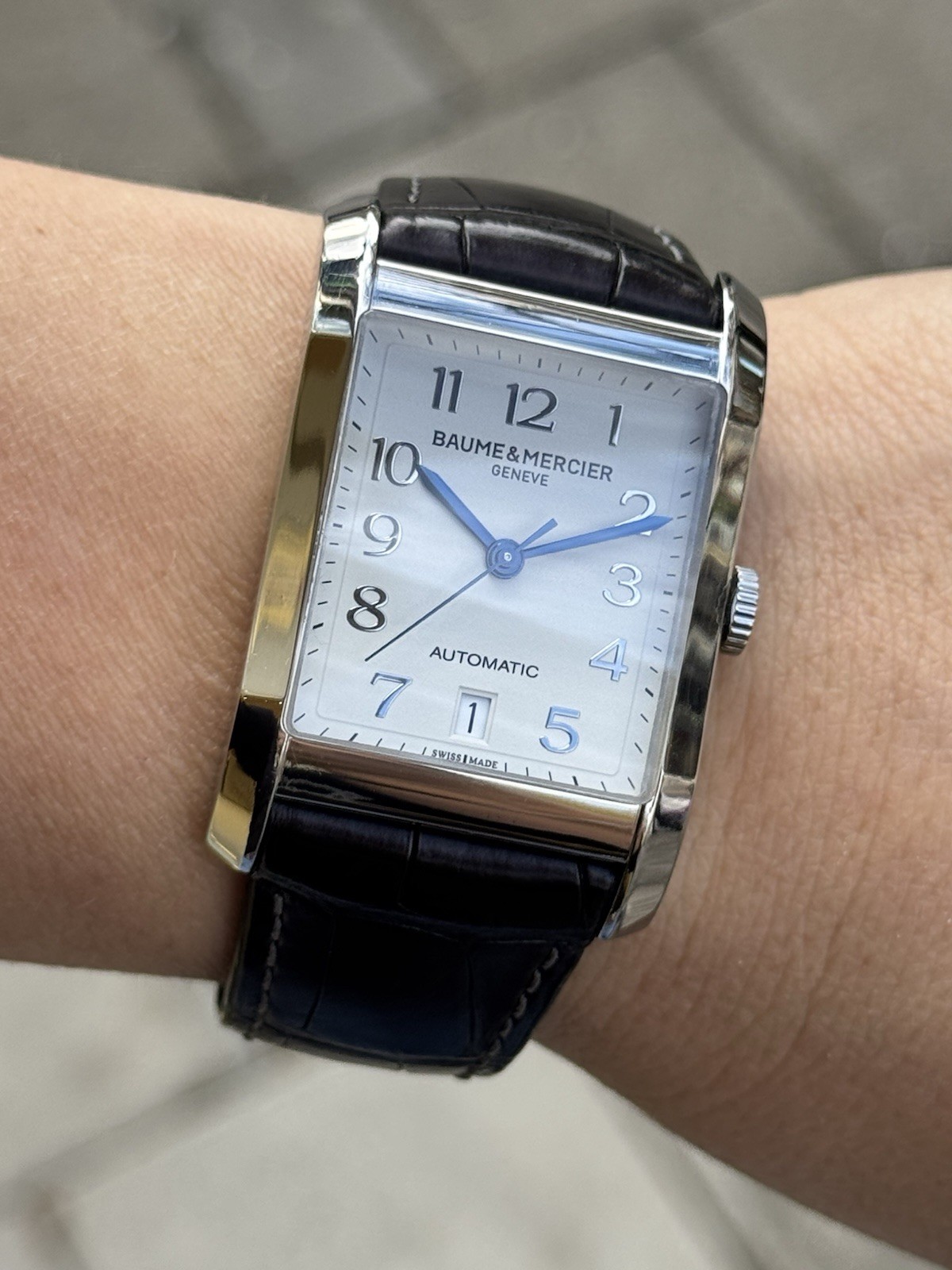Baume & Mercier Hampton Automatic Date Mens 31 x 47mm Swiss Made 65751