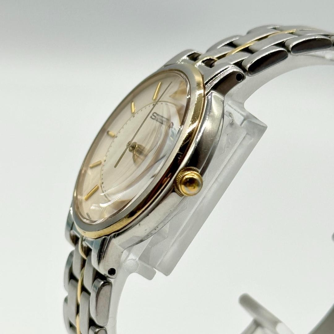 Working condition SEIKO watch, ivory dial, 3 hands, 7N01-0BC0 From Japan