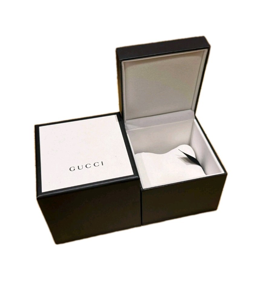 Gucci G-Flat Automatic 36mm Black Dial Men’s Watch YA166401 Stainless Steel NEW