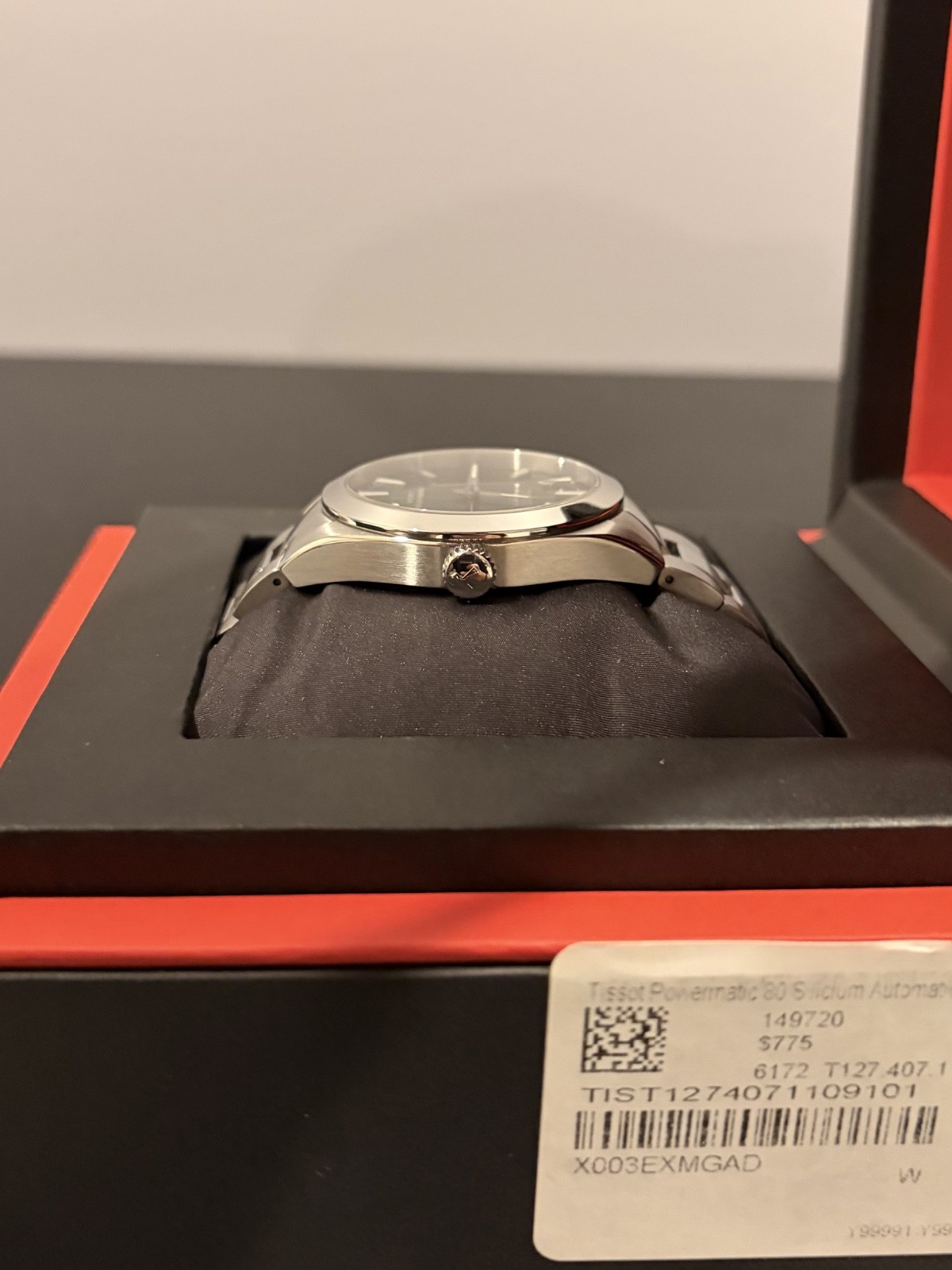 Tissot Gentleman Powermatic 80 Silicium Green Dial- T1274071109101 Full Set