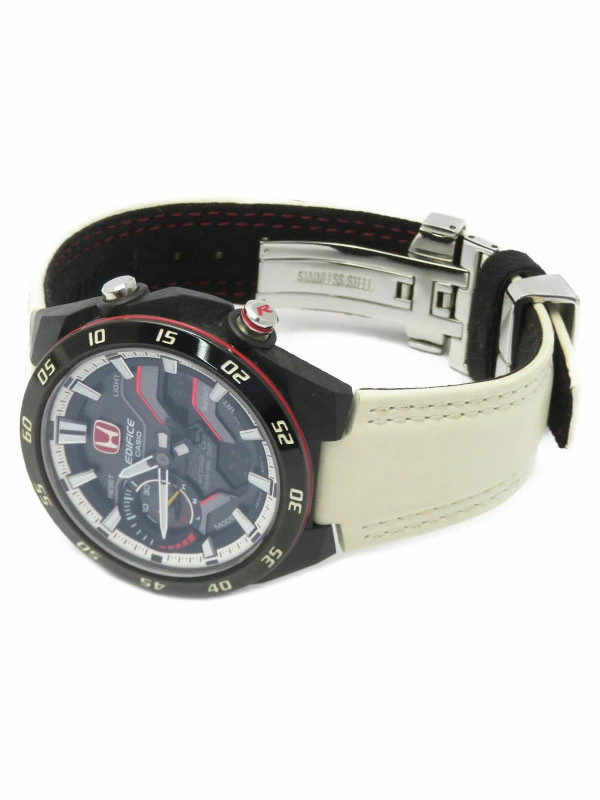 CASIO ‘EDIFICE Honda TYPE R Edition’ ECB 2200HTR 1AJR Men’s Solar Quartz 3 Month