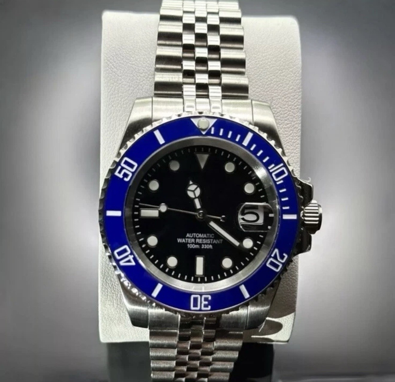 40mm “Cookie Monster” Custom Sub Style Mod Watch w/ NH35 Automatic