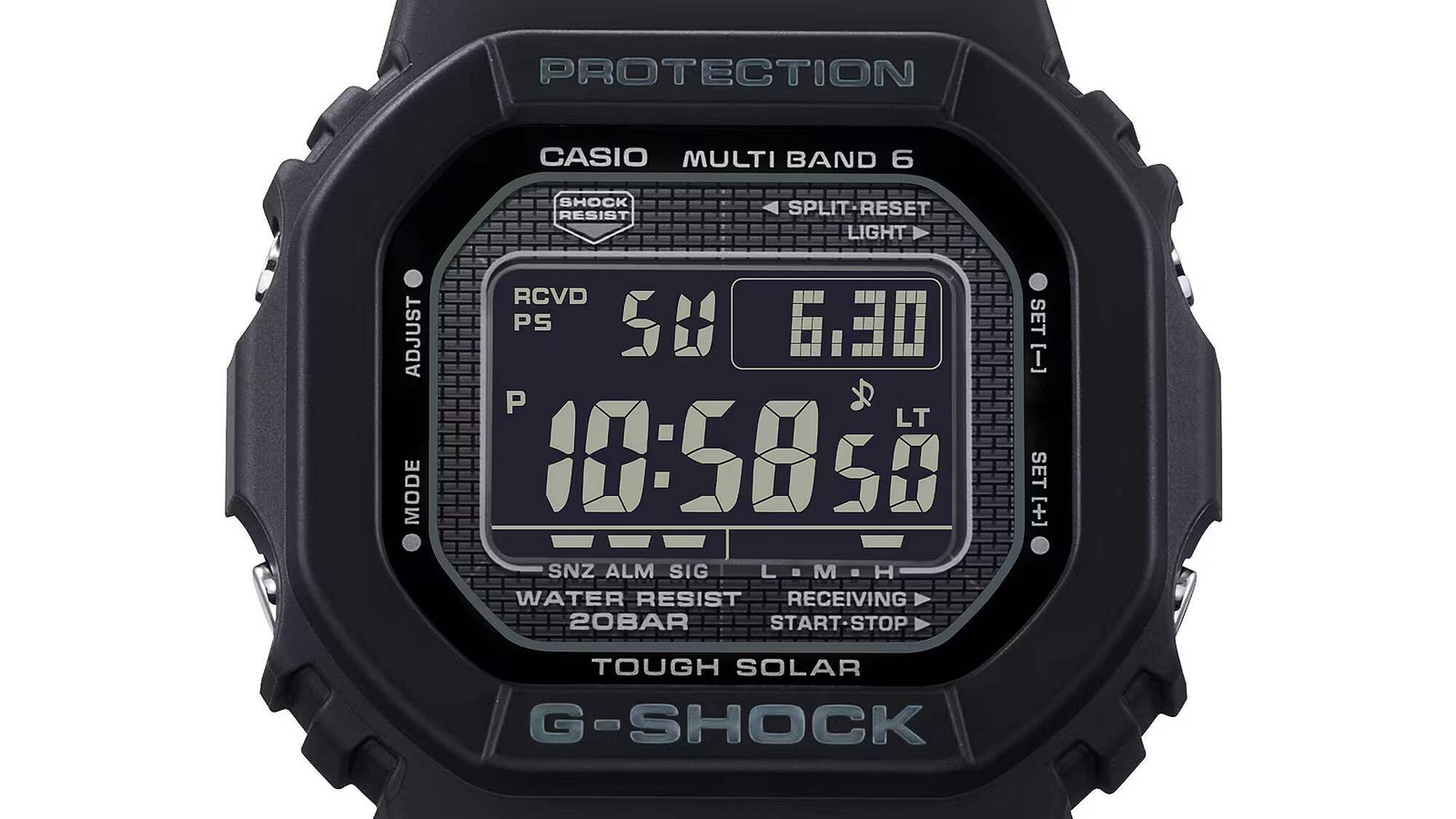 CASIO G-SHOCK GW-5000HS-1 GW5000 SOLAR / MULTIBAND 6 DIGITAL WATCH