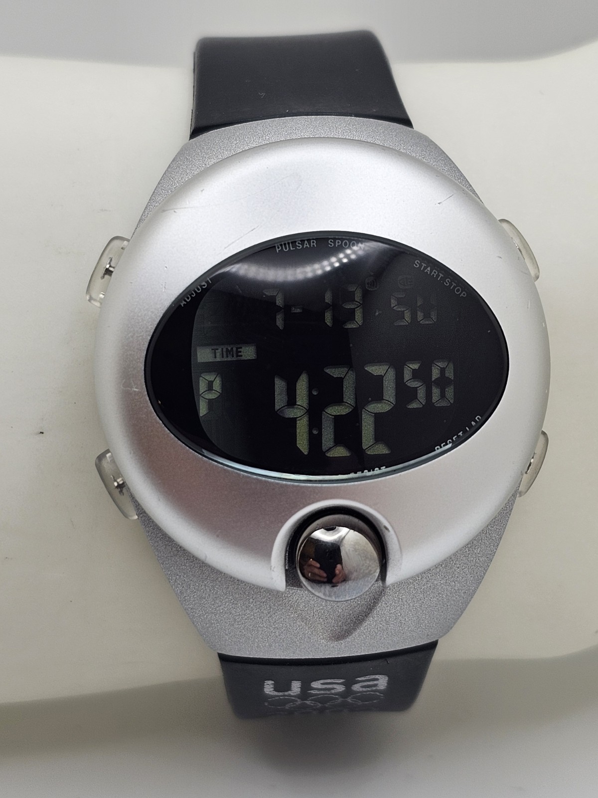Vintage Rare 1999 PULSAR SPOON BY SEIKO 2002 USA OLYMPIC Digital Unisex Watch ?