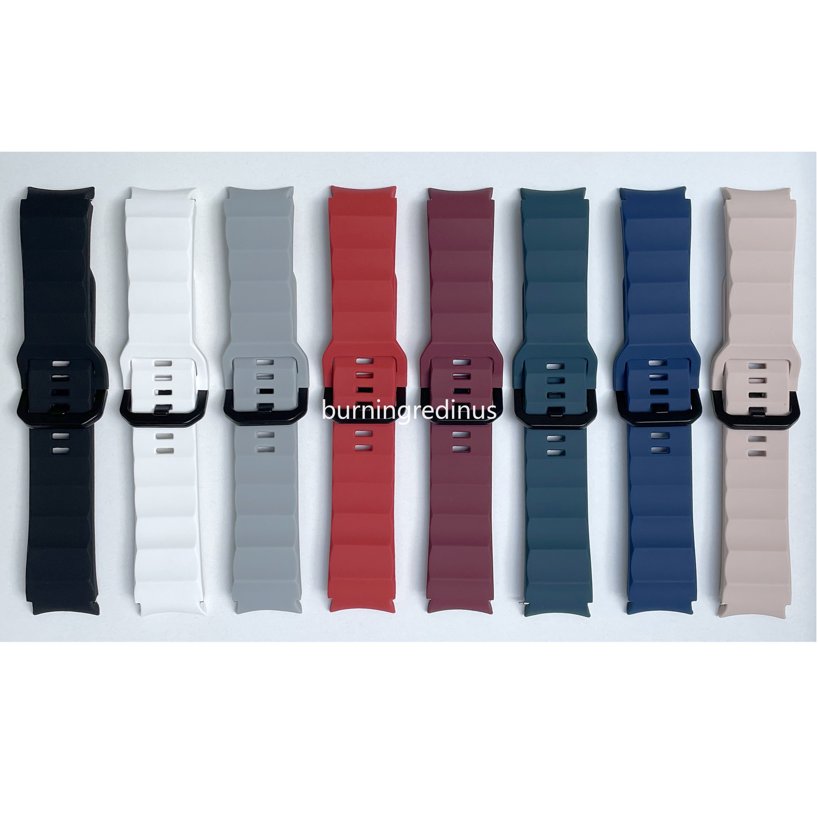 Samsung Rugged Silicone Watch Band Strap for Galaxy Watch 4 5 6 40/44/43/47mm