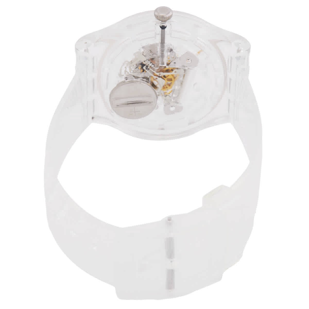 Swatch Random Ghost Quartz Transparent Unisex Watch SO29K104-S06