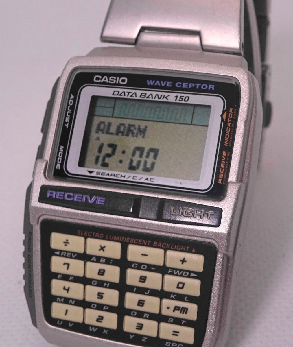 good condition Rare CASIO Data Bank DBC W151Q Y52 Digital Watch