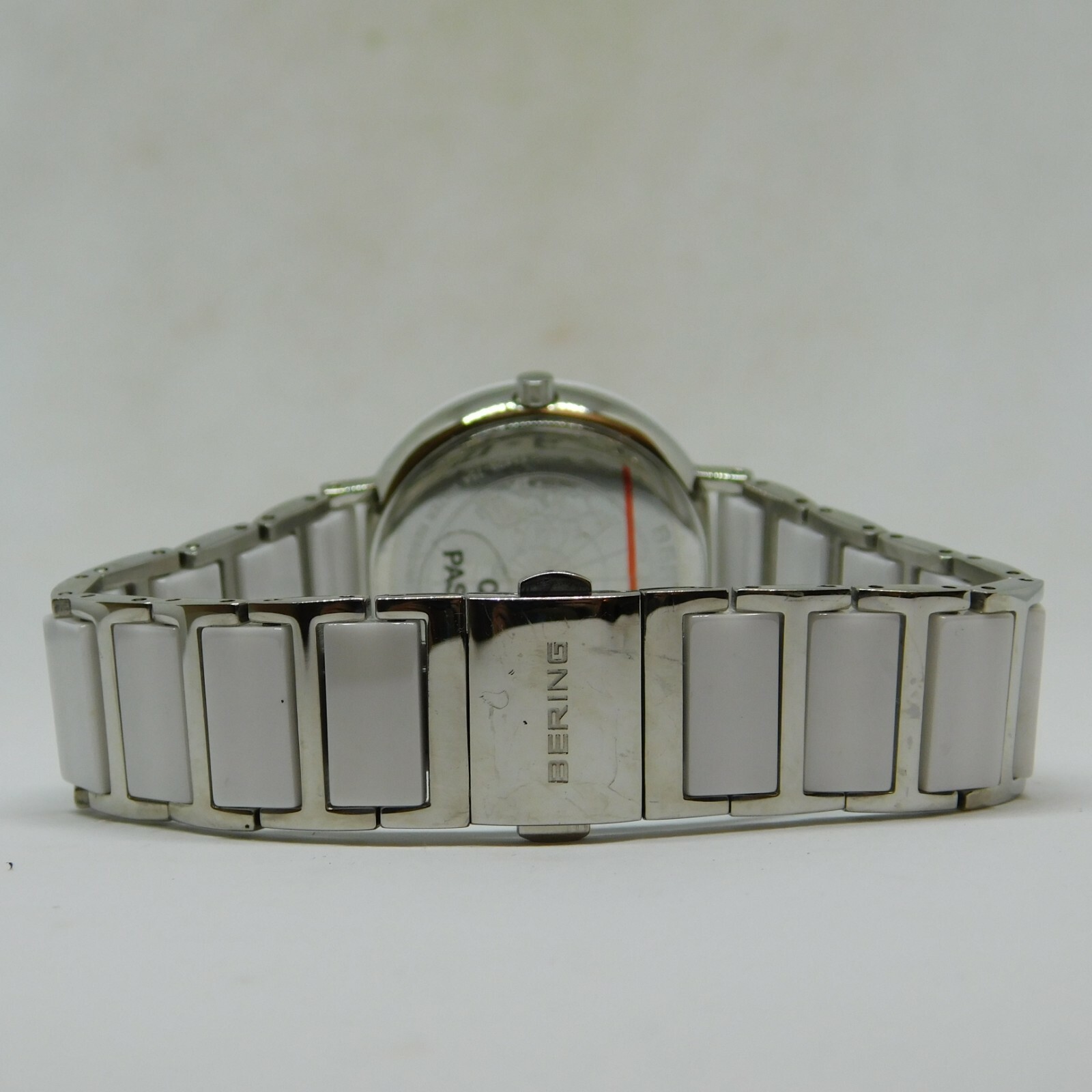 Bering Ceramic 11429-754 Sapphire Crystal Women’s Watch Sz. 6 1/4″ New Battery