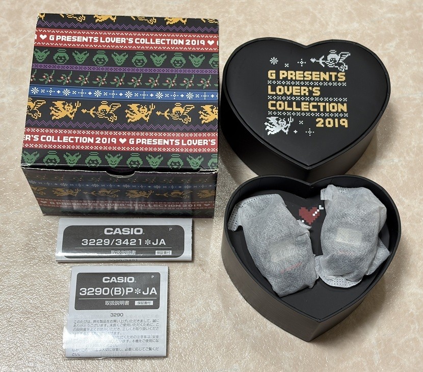 Unused! Box with instruction manual Casio G-Shock Baby G LOV-19B-1JR Lovers