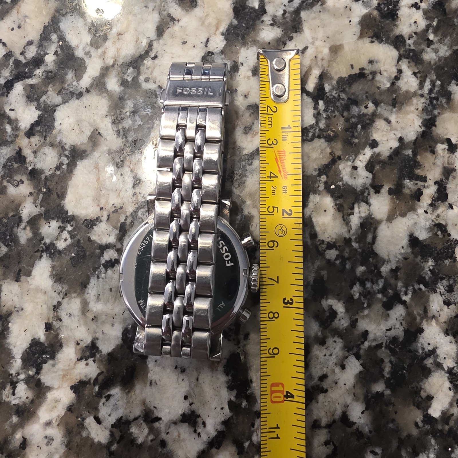 RARE Women’s Fossil BOYFRIEND CHRONO watch STAINLESS TURQUOISE