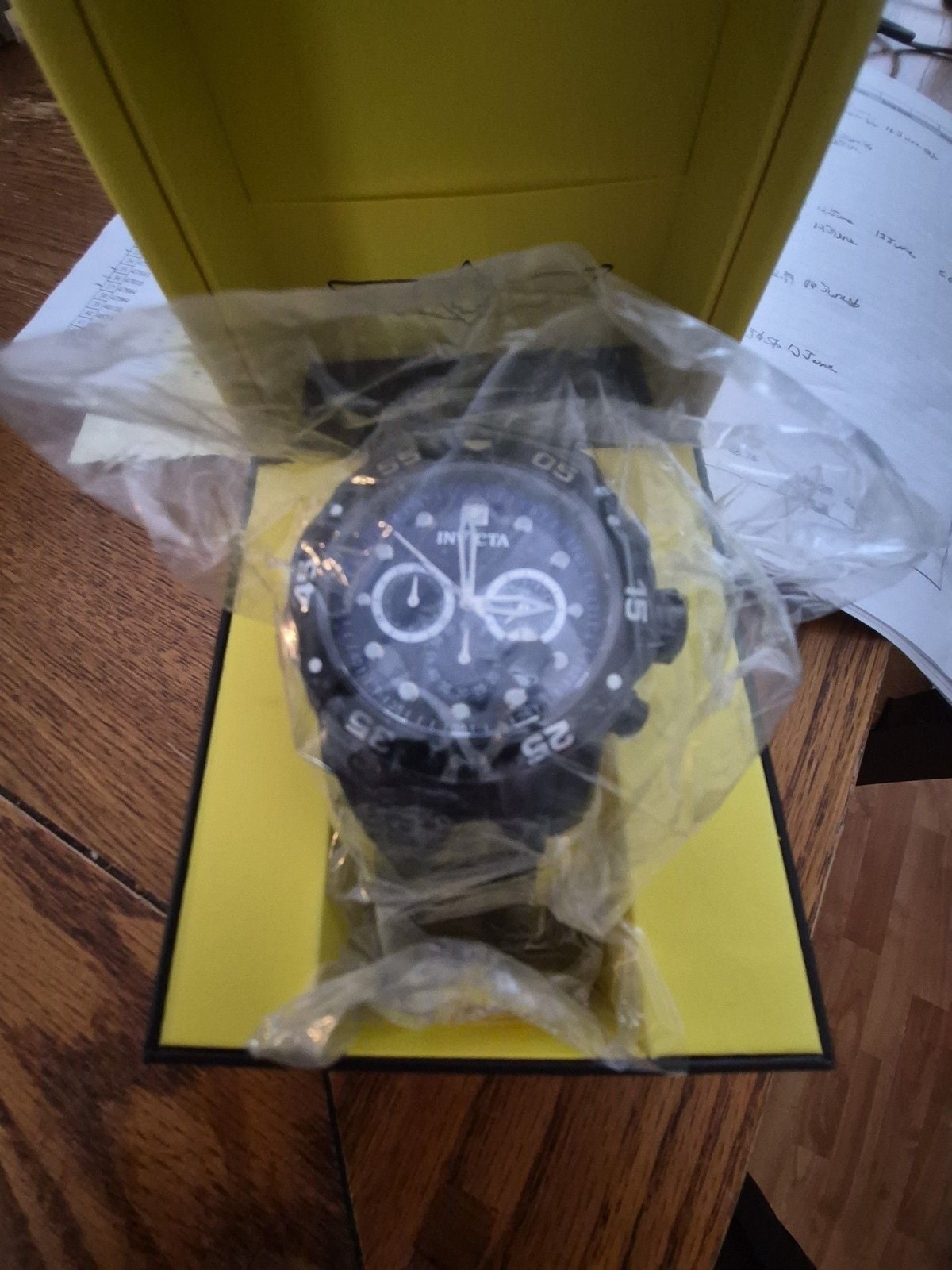 Invicta Pro Diver Chronograph Black Dial Watch