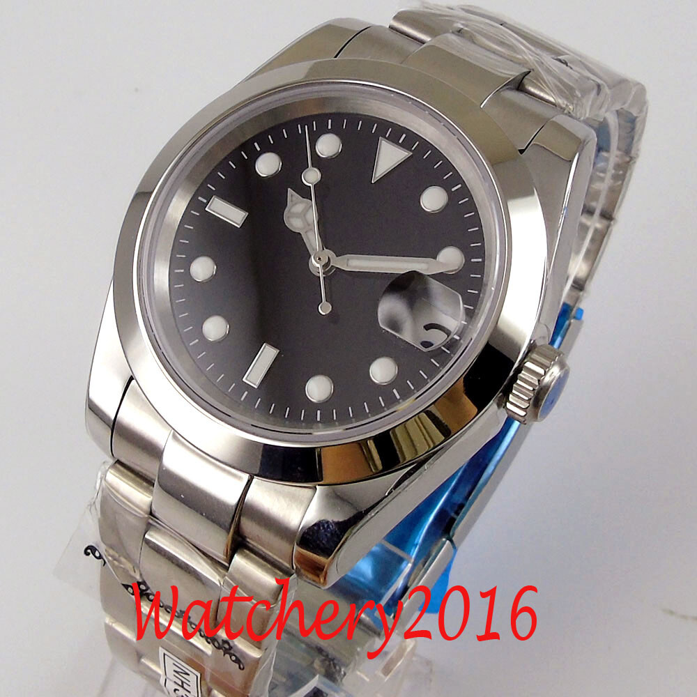 36mm/39mm Sapphire Automatic Men’s Watch NH35/Miyota8215/PT5000 Black Dial Date