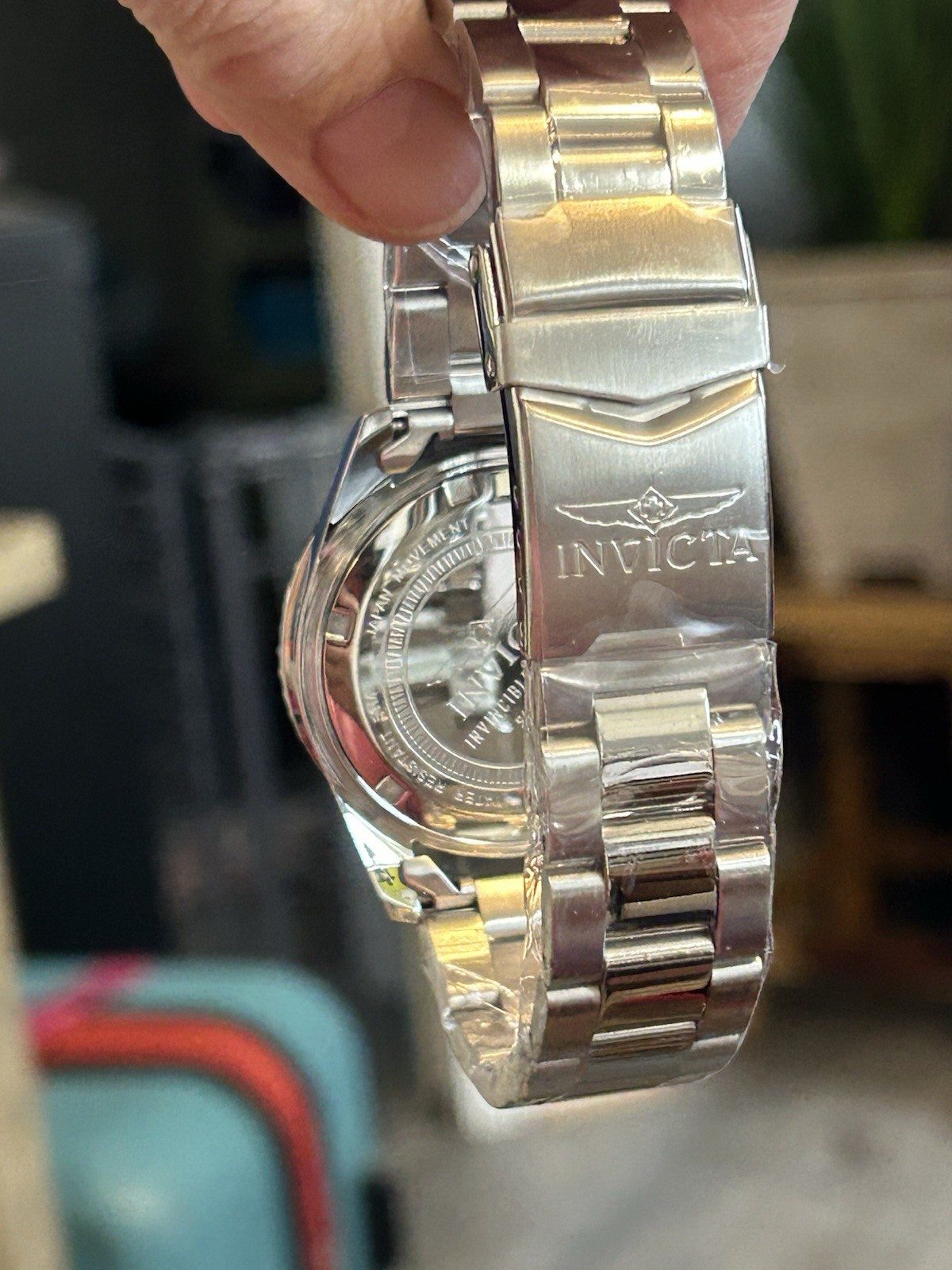 Invicta Specialty Rowan, 40mm, 8.5”, WR 50m, New/Box/3yr Wnty, Red Dial, (49350)