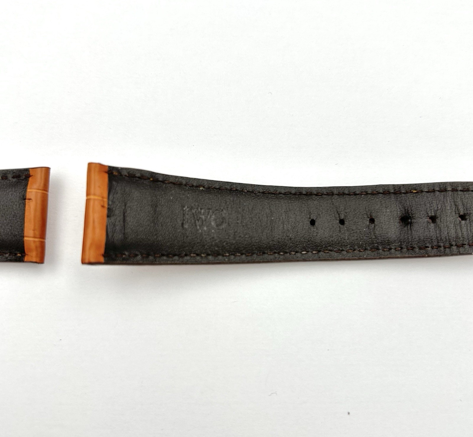 IWC Alligator Leather Strap 22/18 mm Ref. 21090 Brown Watch Band