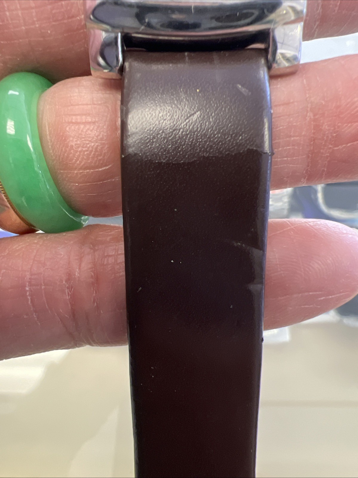 ACTIVA Swiss Tonneau Watch Leather Strap Water Resist 30M SM455(Good Condition)!