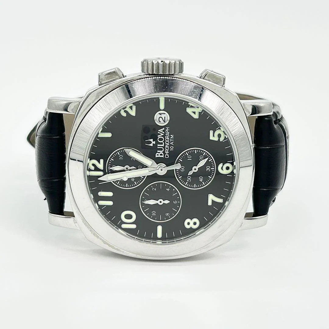 BULOVA Bvv402 Mens Quartz Chronograph Stainless Steel 43mm Watch