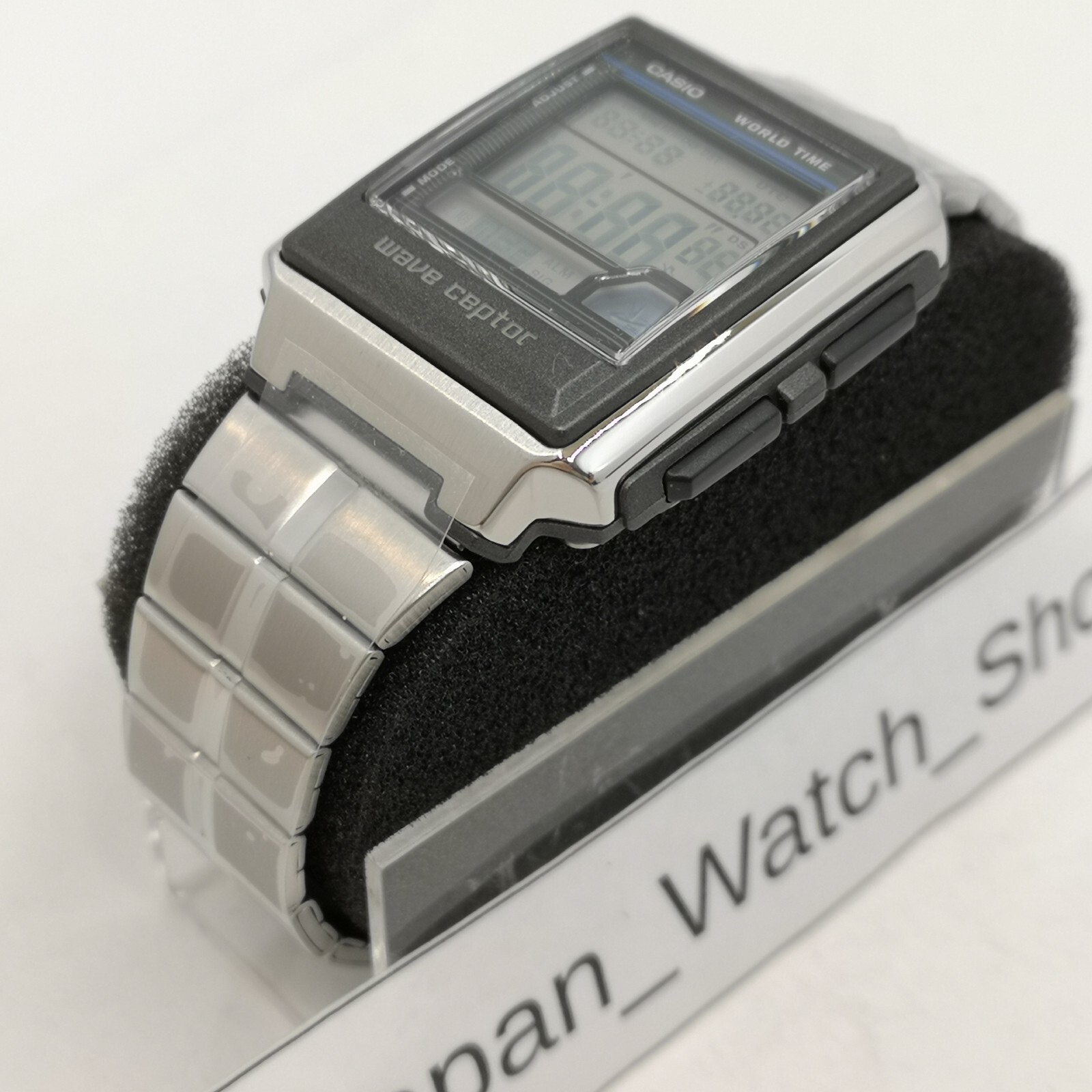 CASIO WAVE CEPTOR WV-59RD-1AJF Black Silver Illuminator Men’s Watch New in Box