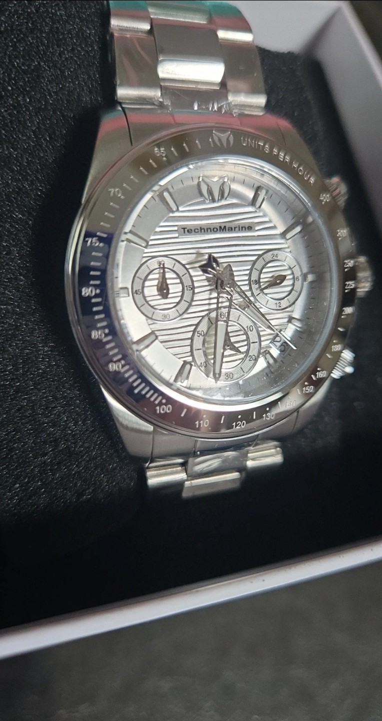 TM-219009 TechnoMarine Manta Ray Unisex Watch Silver 38mm *free 3yr Warranty **